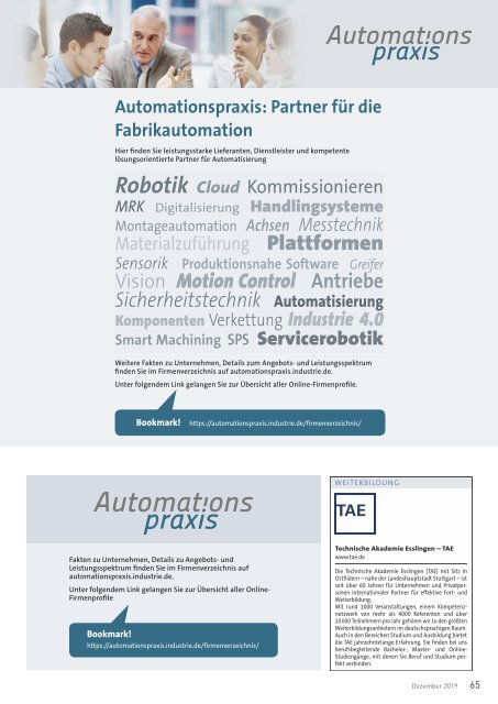 Automationspraxis 12.2019