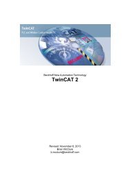 BECKHOFF-TwinCAT 2 Manual v3.0.1 2013 [en]