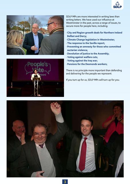 SDLP Manifesto 2019