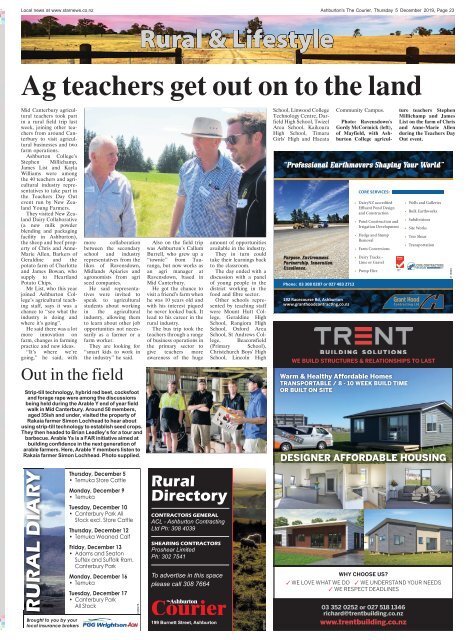 Ashburton Courier: December 05, 2019