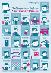 A Z Of Disability Etiquette Independence Australia