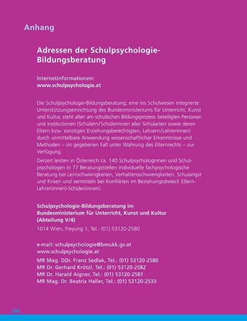 Schule? Ja bitte! - Schulpsychologie