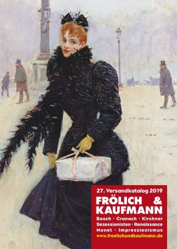 Frölich & Kaufmann 27. Versandkatalog 2019