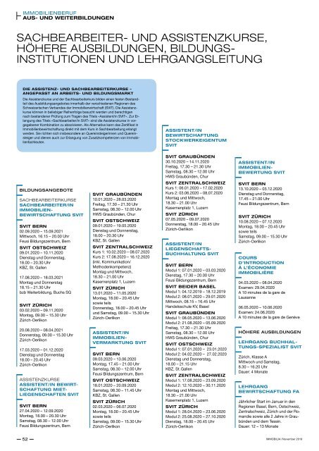 immobilia 2019/11 - SVIT