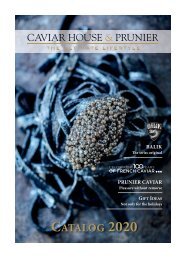 Caviar House & Prunier Catalog 2020