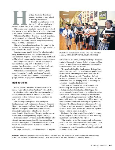 Education Edition - 1736 Magazine, Fall 2019