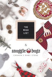 Snuggle Bugz Holiday Wish List 2019