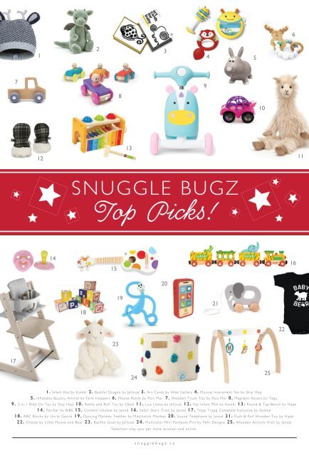 Snuggle Bugz Holiday Wish List 2019