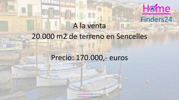 Se vende una gran parcela de 20.000 m2 en Sencelles (FIN0005)