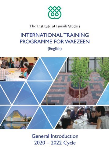 International Training Programme for Waezeen 2020 - English 