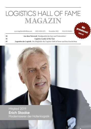 Logistics Hall of Fame Magazin 2019