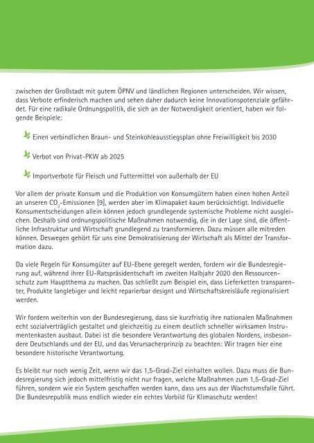 Solidarisch, ökologisch, humanistisch - für einen linken Klimaschutz JETZT!