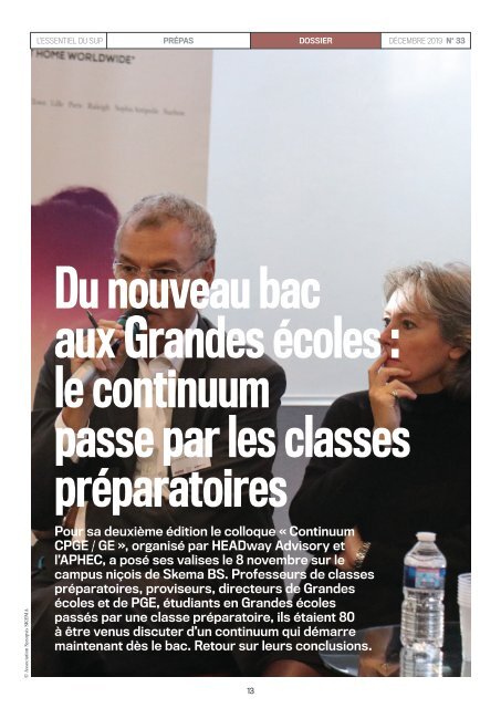 L'Essentiel Prépas n°33 - Décembre 2019 