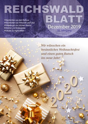 Reichswaldblatt - Dezember 2019