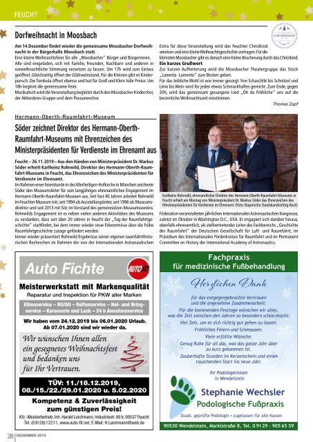 Reichswaldblatt - Dezember 2019