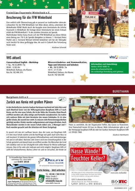 Reichswaldblatt - Dezember 2019