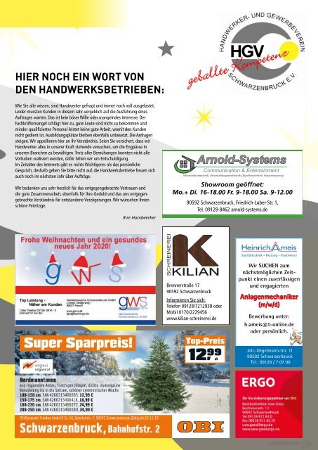 Reichswaldblatt - Dezember 2019