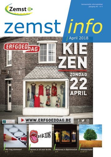 Zemst Info - april 2018