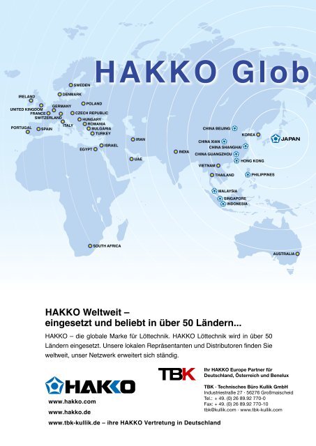 HAKKO Katalog Gesamt 2019 - TBK-Kullik