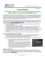 Technical Bulletin - REI