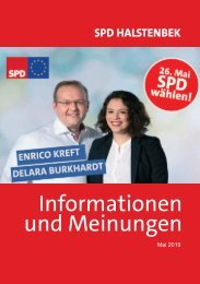 Halstenbek – Informationen und Meinungen (Mai 2019)