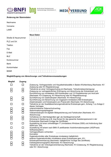 Vertrag zur Versorgung im Fachgebiet der Gastroenterologie in ...