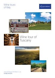 Wine tour of Tuscany 2020