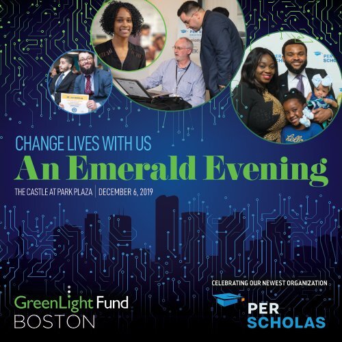 GreenLight Fund | BOSTON Emerald Evening 2019 Event Program