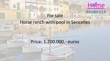 For Sale Villa with Horseranche and pool (CAM0004)