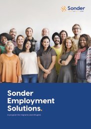 Sonder Employment Solutions - Hear From Our Clients
