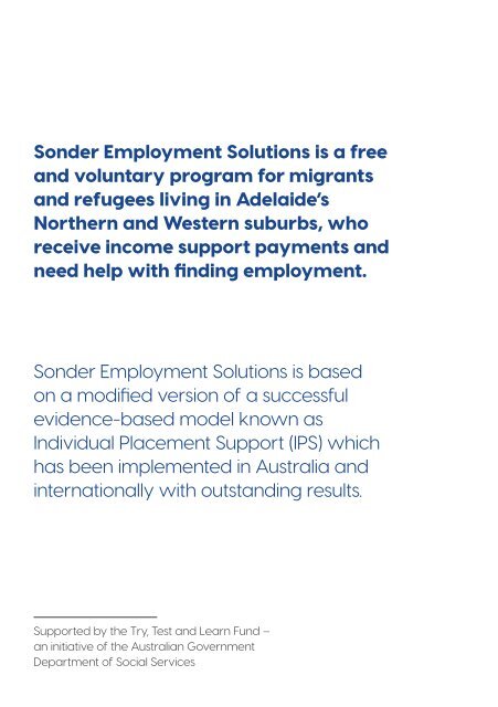 Sonder Employment Solutions - Hear From Our Clients