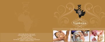 Vunkuwa Afro Wellness Boutique Facials - vunkuwa.co.za