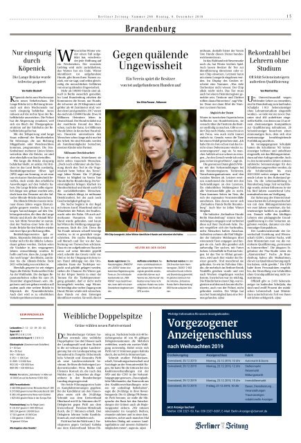 Berliner Zeitung 09.12.2019