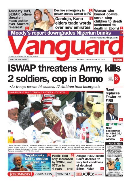 10122019 Iswap Threatens Army Kills 2 Soldiers Cop In Borno
