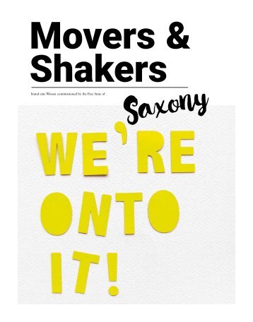 Saxony Movers and Shakers
