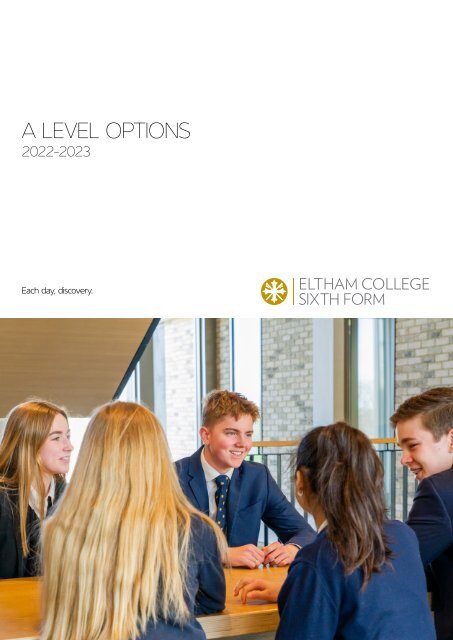 A Level Options Booklet