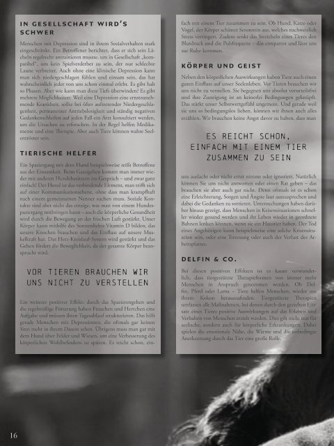 defu Magazin: Tier & Leben - 2019