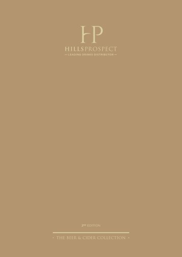 Hills Prospect Beer and Cider Collection 2nd Edition