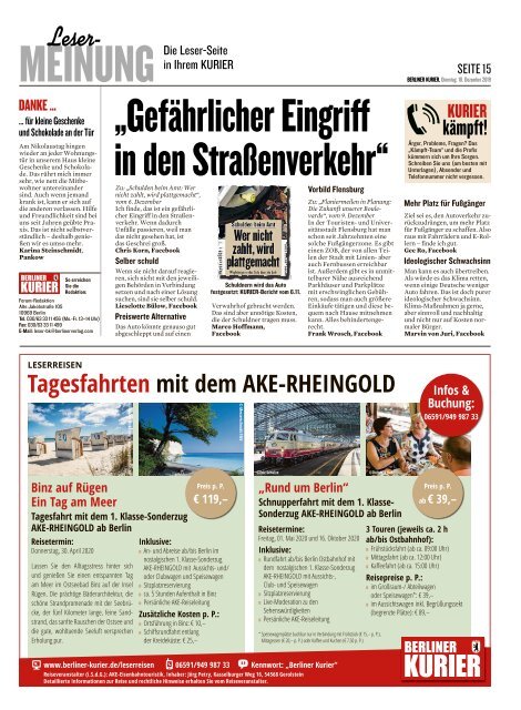 Berliner Kurier 10.12.2019