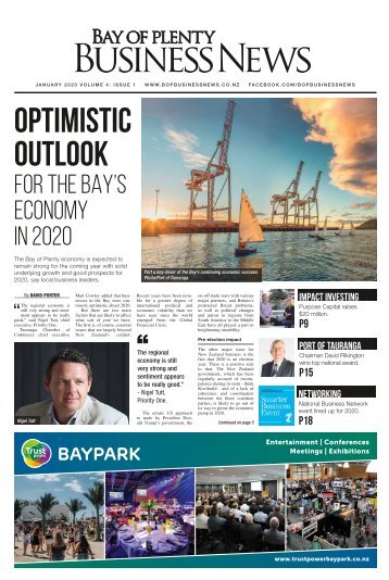 BAY OF PLENTY BUSINESS NEWS JANUARY 2020