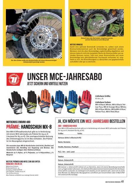 Motocross Enduro Ausgabe 01/2020