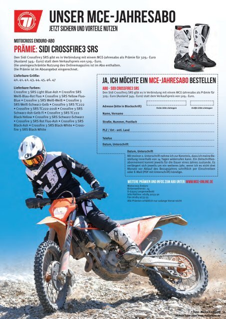 Motocross Enduro Ausgabe 01/2020