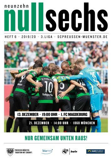 nullsechs Stadionmagazin - Heft 6 2019/20
