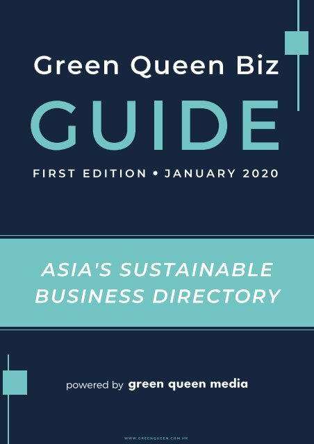 Green Queen Biz GUIDE - First Edition Jan 2020