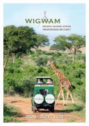 WIGWAM Privatreisen-Katalog 2020-2022
