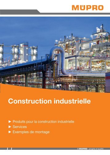 MÜPRO Catalogue Construction industrielle FR