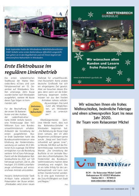 DER BIEBRICHER, Nr. 337, Dezember 2019