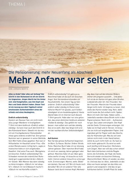 Life Channel Magazin Januar 2020