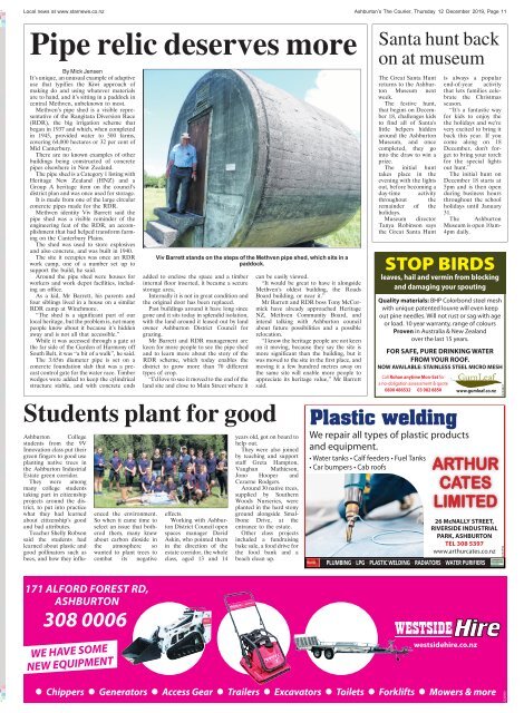 Ashburton Courier: December 12, 2019