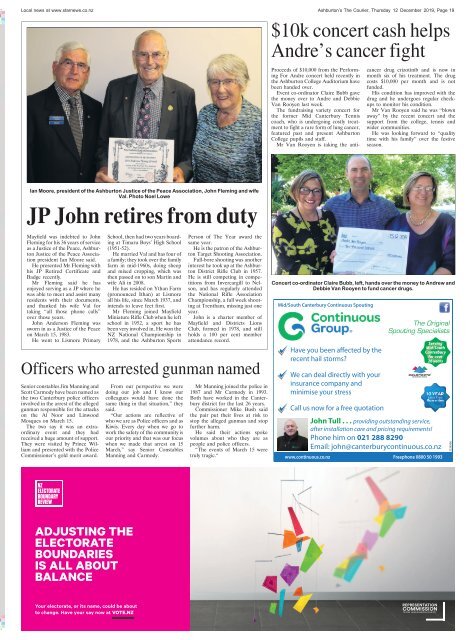 Ashburton Courier: December 12, 2019